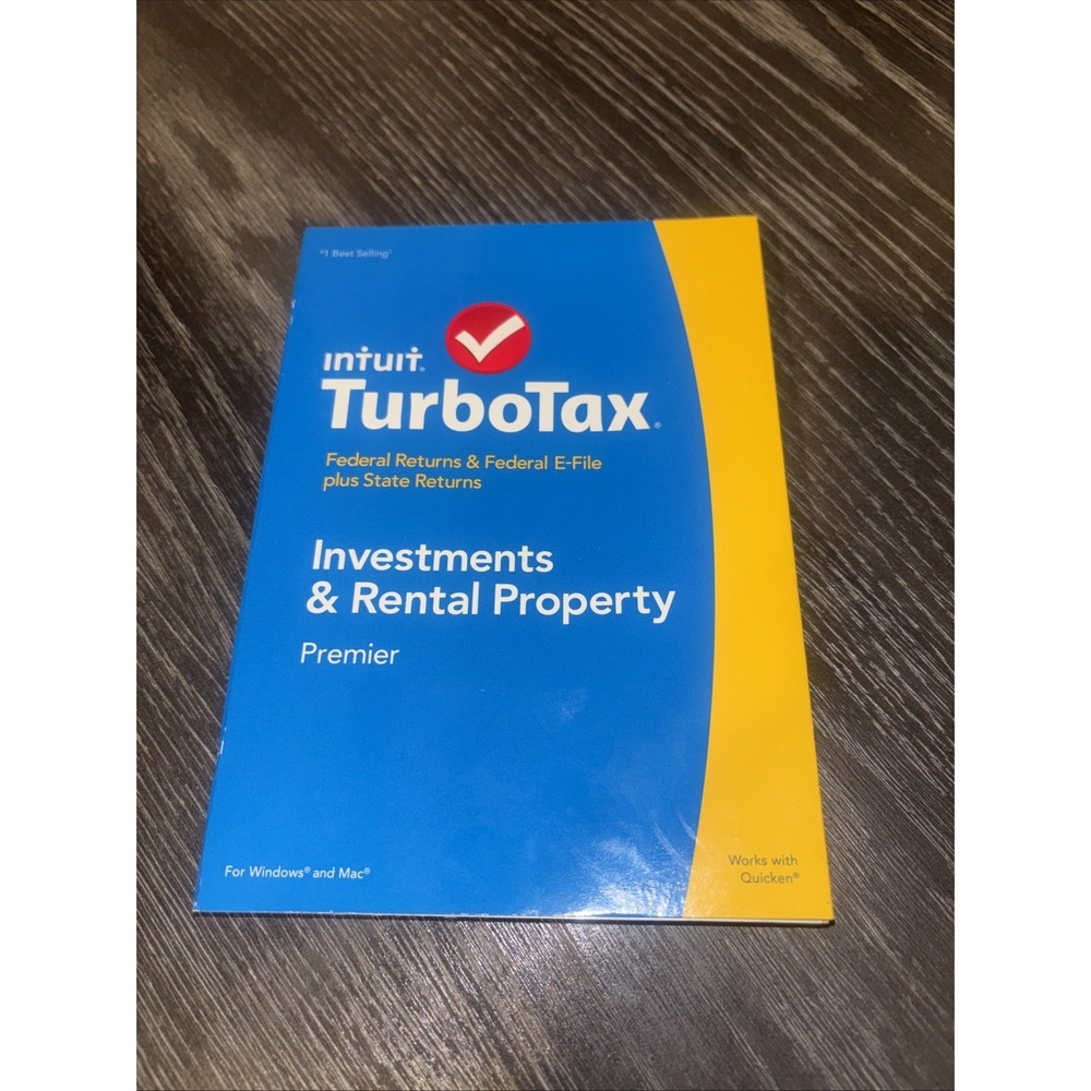 TurboTax Premier Investments & Rental Property, Federal & State‎ 2014w/Code used